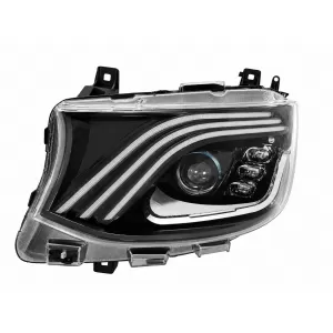 Faros LED para Mercedes Sprinter W907 W910 halógenos 2019-2027 Negro Headlights-image-6339208