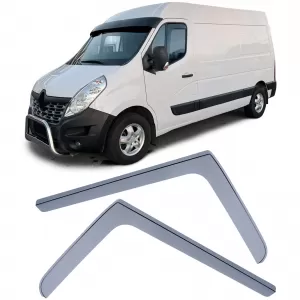 Wind deflector rain guard wind protection black smoke for Renault Master 3 from 10 - ODWWR6027037