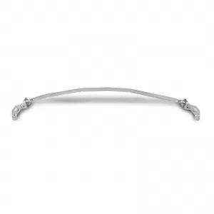 image-42-Polierte Aluminium-Strebe vorne, geeignet für BMW 1er Serie E81 E82 E87 Benzinmodelle ab 04