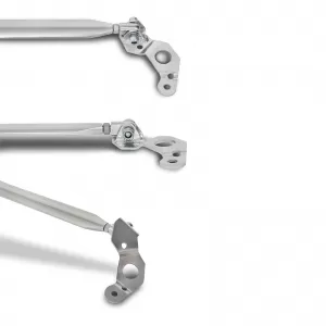 Aluminum front strut brace polished suitable for BMW 1 Series E81 E82 E87 petrol models from 04