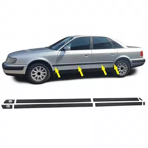 image-23-Lökhárító díszléc ajtó díszléc készlet 8-részes Audi 100 C4 90-94