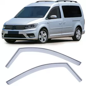 Wind deflector rain deflector wind protection clear for VW Caddy 4 SA from 15