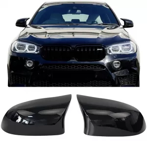 image-15-Replacement mirror caps gloss black suitable for BMW X3 F25 X4 F26 X5 F15 X6 F16