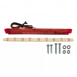 Motorcycle LED taillight brake light custom slim stripe style with E-mark