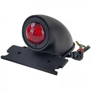 Motorcycle taillight Sparto black universal for chopper old school Harley retro