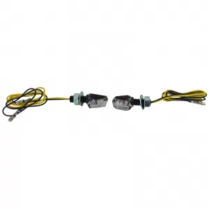 Universal halogen indicator set OBSIDIAN clear glass with E-mark
