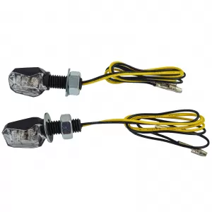 Universal halogen indicator set OBSIDIAN clear glass with E-mark