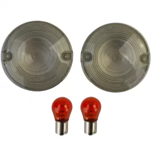 Motorcycle Indicator Lens Tinted Indicator Lenses for Harley Davidson Touring FLH / FLT