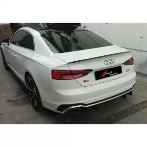 image-30-Audi A5 B9 S5 Style hátsó csomagtér spoiler, zongoralakk fekete, üvegszálas / 2016 - 2021 (2 ajtós)