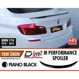 image-33-BMW F10 M Performance Style hátsó csomagtér spoiler, zongoralakk fekete ABS / 2010-2017