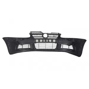 Paraurti anteriore per VW Golf V 5 03-07 Jetta 05-10 R32 Griglia nera lucida-image-6328725