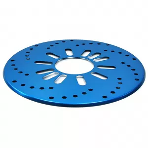Stainless steel brake disc dummies blue for Smart 450 451 453 Coupe Cabrio 98-21