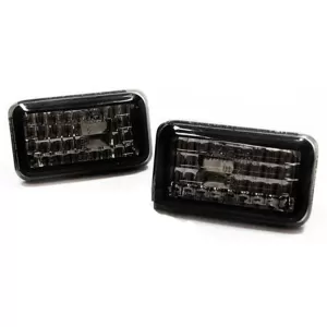 Clear glass side indicators black for VW Golf Polo Jetta Corrado Scirocco