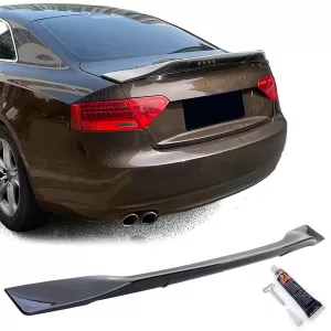 image-55-Ducktail hátsó spoiler fényes fekete Audi A5 8T Coupe 8F Cabrio 07-16