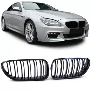 image-67-Sport dupla lamellás performance fényes hűtőrács BMW 6-os F06 F12 F13 modellekhez