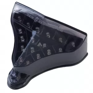 Motorcycle LED Tail Light Clear Glass Smoke for Yamaha YZF R1 RN22 09-14