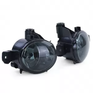 Clear glass fog lights black smoke suitable for BMW E81 E87 X3 E83 X5 E70
