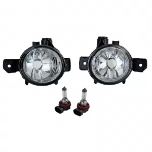 Clear glass fog lights for 1 Series BMW E81 E82 E87 E88 X3 E83 X5 E70