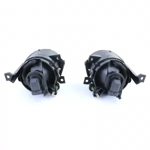 Clear glass fog lights black smoke for VW Caddy Tiguan Touran EOS Polo 6R