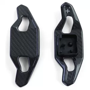 Paddle del cambio in carbonio reale per sostituzione ad Audi A3 S3 RS3 8V A4 S4 RS4 B9 8W-image-6264085