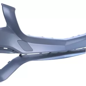 Paraurti anteriore sportivo con griglia adatto per Mercedes GLC SUV X253 15-19-image-6264108