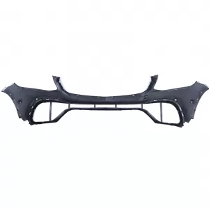 Paraurti anteriore sportivo con griglia adatto per Mercedes GLC SUV X253 15-19-image-6264116