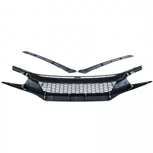 Honeycomb Clean Radiator Grille TR Performance Gloss for Honda Civic X FC FK 2016-2020