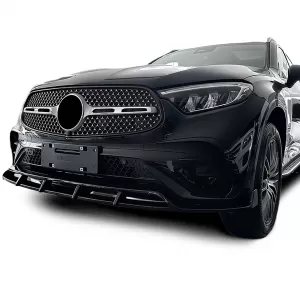 Labbro spoiler anteriore lucido nero adatto per Mercedes GLC X254 C524 dal 2023-image-6264199
