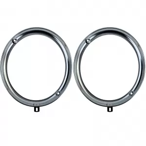 2x Chrom Scheinwerferring Lampenring für VW Käfer Bus T1 bis 1967 / Porsche 356