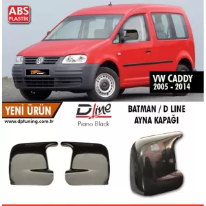 image-35-Caddy Mk2 Batman tükörborítás zongoralakk fekete / 2005 - 2014