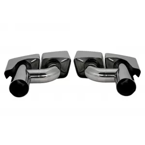 Terminali di scarico tipo E63 adatti per Mercedes E-Class W212 2009-2014, CLS C218 2011-2018, S-Class W221 2005-2013, C-Class W204 2007-2014-image-6264370