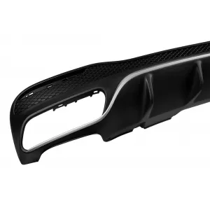 Diffusore Design Tipo A con terminali cromati adatto per paraurti posteriore per Mercedes GLS X166 2015-2019 -oo--oo--image-6264382