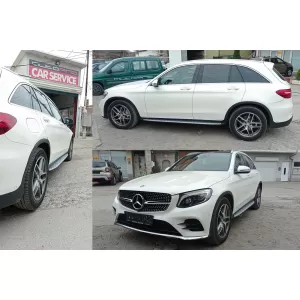 Pedane laterali adatte per Mercedes GLC SUV X253, GLC Coupe C253 2015-2022-image-6264468