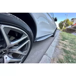 Pedane laterali adatte per Mercedes GLC SUV X253, GLC Coupe C253 2015-2022-image-6264484
