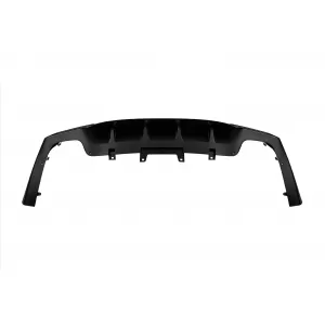 Diffusore di tipo GLE63 con terminali neri adatto per paraurti posteriore A Design su Mercedes GLE Coupe C292 2015-2019 -oo--oo-, con finitura nera-image-6264611