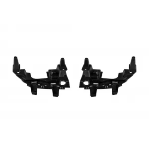 Diffusore di tipo GLE63 con terminali neri adatto per paraurti posteriore A Design su Mercedes GLE Coupe C292 2015-2019 -oo--oo-, con finitura nera-image-6264613