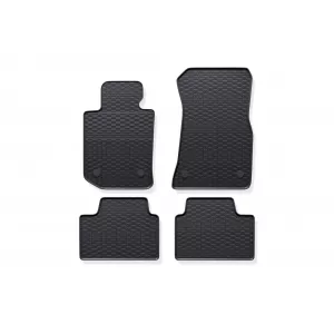 Specific rubber mats suitable for Geyer & Hosaja for BMW 3 G20, G21 after 2019, 4-piece set, black color