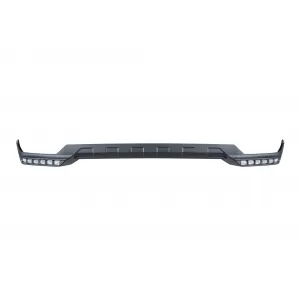 Spoiler di tipo BRABUS con DRL adatto per paraurti anteriore A Design Mercedes G-Class W463 1989-2016, non verniciato-image-6264660