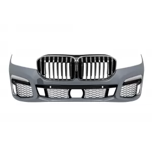 Pacchetto G12 Facelift adatto per BMW Serie 7 G12 a passo lungo 2016-2018 con elementi in cromo-image-6264730