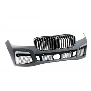 Pacchetto G12 Facelift adatto per BMW Serie 7 G12 a passo lungo 2016-2018 con elementi in cromo-image-6264731