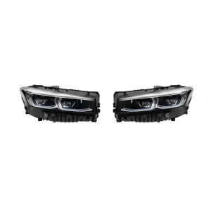 Pacchetto G12 Facelift adatto per BMW Serie 7 G12 a passo lungo 2016-2018 con elementi in cromo-image-6264746