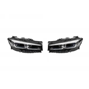Pacchetto G12 Facelift adatto per BMW Serie 7 G12 a passo lungo 2016-2018 con elementi in cromo-image-6264747