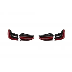 Pacchetto G12 Facelift adatto per BMW Serie 7 G12 a passo lungo 2016-2018 con elementi in cromo-image-6264750