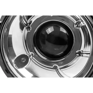 Tuning headlight set suitable for Mercedes G-Class W463 1989-2006 with chrome base, left and right