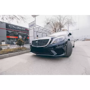 Un pacchetto di design tipo S63 adatto per Mercedes Classe S W222 2013-2017, senza minigonne laterali-image-6264807