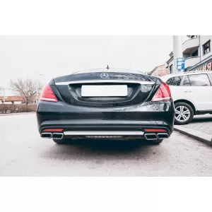 Un pacchetto di design tipo S63 adatto per Mercedes Classe S W222 2013-2017, senza minigonne laterali-image-6264809