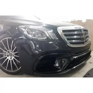 Un pacchetto di design tipo S63 adatto per Mercedes S-Class W222 2017-2020, con long base side skirts-image-6264821