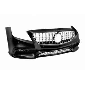 Kit carrozzeria tuning A design 63 tipo adatto per Mercedes CLS C218 2011-2017 con griglia cromata-image-6264887