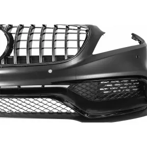 Kit carrozzeria tuning A design 63 tipo adatto per Mercedes CLS C218 2011-2017 con griglia cromata-image-6264888