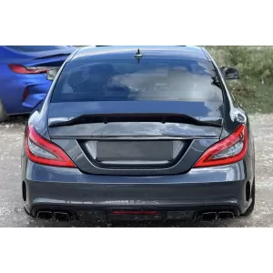 Kit carrozzeria tuning A design 63 tipo adatto per Mercedes CLS C218 2011-2017 con griglia cromata-image-6264930